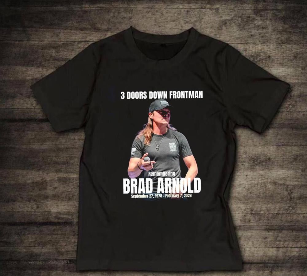 In Loving Memory Brad Arnold 3 Doors Down Tee Unisex S5XL Tshirt Unisex T-Shirt XXXXL