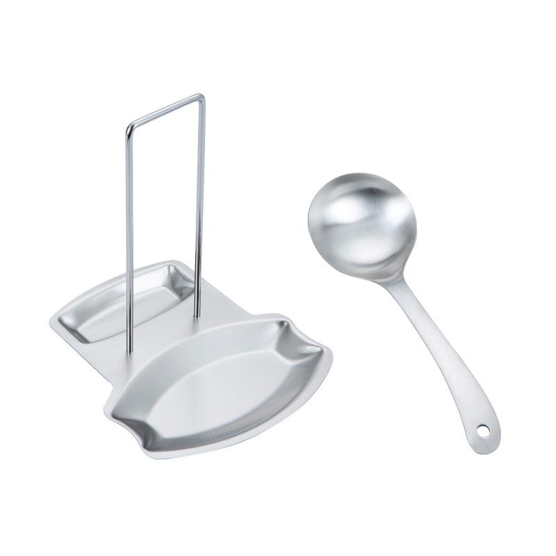 Stainless Steel Removable Spoon and Pot Lid Holder
