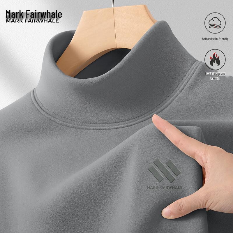 Mark Fairwhale Men's Thermal Semi-High Collar T-Shirt