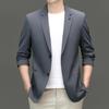 New Solid Color Suit Jacket for Men, Korean Version, Trendy, Fashionable, Slim, Business Casual, Single Suit, Casual Suit