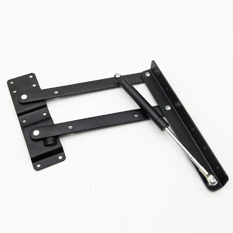 2Pcs Heavy Duty Steel Practical Lift Up Coffee Table Mechanism Hardware Top Lifting Frame Furniture Desk Folding Hydraulic Hinge