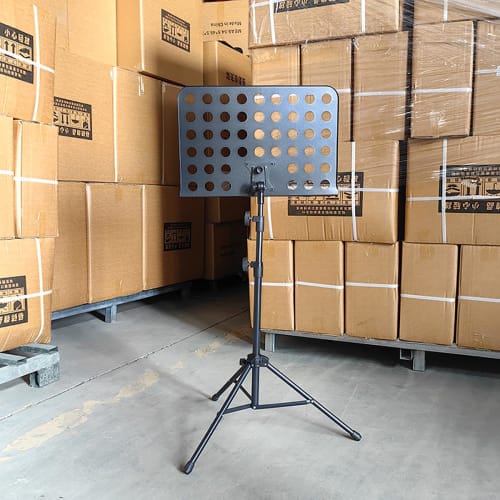 Folding Music Stand, Adjustable Height (75-135cm), Tripod Stability, Tri-Fold Design, Multi-Function Desktop Stand for Reading and Writing