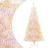 VidaXL Artificial Christmas Tree Iridescent Tips White 240 Cm PVC 344637