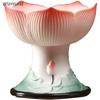 Home decoration accessories Ceramic Lotus Candlestick household Candlestick base for Buddha offering in front of the Buddha 1pcs