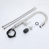 304 Stainless Steel Pull-out Kitchen Sink Faucet Pull Down Single Hole Handle Swivel Sprayer Water Mixer Kitchen Tap Nickel