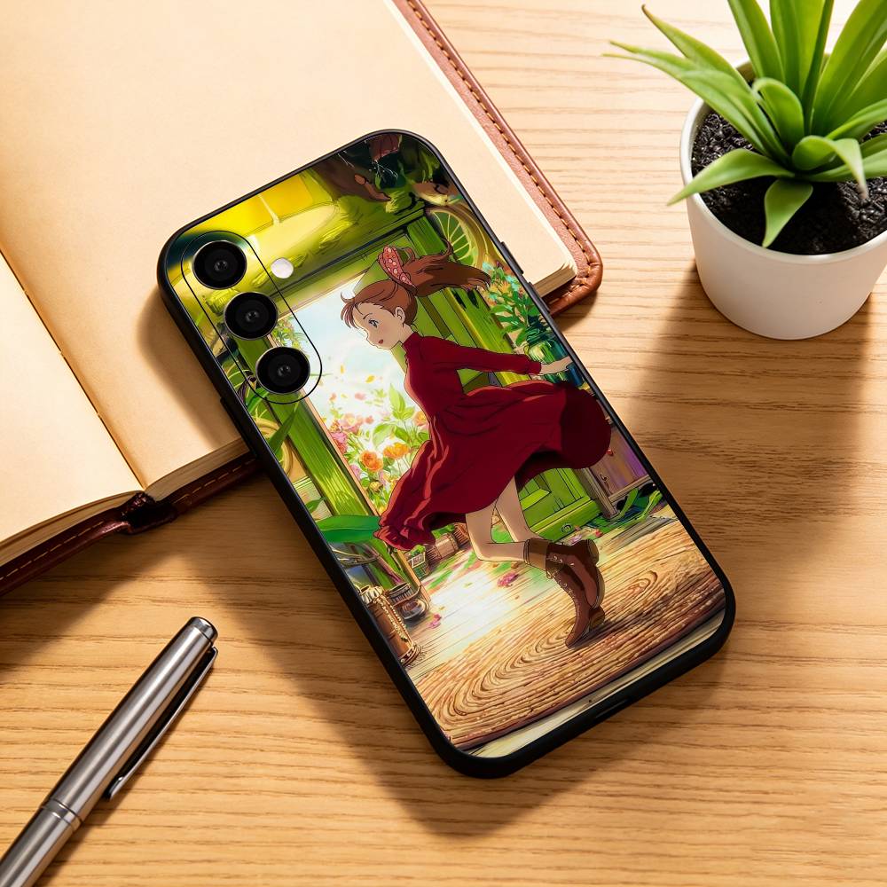 Tiny World arriety Sho Phone Case For Samsung Galaxy A73,A72,A71,A70,A53,A52,A51,Others Soft Black Cover