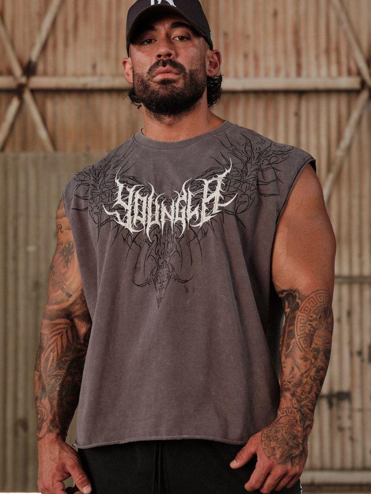 YoungLA Men's Muscle-Show Summer Sleeveless Sports Vest