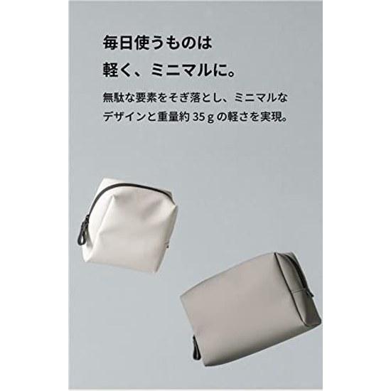 TOFTPOUCH+ (Taft Pouch Plus) Waterproof Gadget Made Japan Approximately Mm Travel Storage Small Items Bag-in-bag (L Size Black) Tf-v219-bl-l