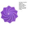 3D Printed Expanded Fidget Star with Handle Fractal Hexagon Sensory Toy