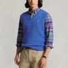 Polo Ralph Lauren Solid Color Logo Embroidered V-Neck Sleeveless Vest Men vests Blue 710860352-002