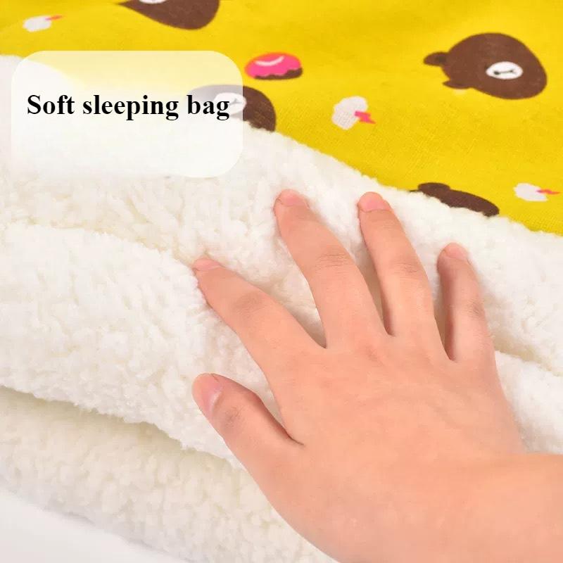 Katzenschlafsack für alle Jahreszeiten geeignet weich flauschig geschlossenes Katzenbett Cartoon Katzenbettunterlage Haustiermatte Haustierschlafsack Haustierbedarf