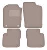 Beige Velour Floor Mats For: Daihatsu Cuore VII L276 Hatchback (2007-)