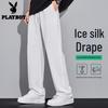 Herren Ice Silk Straight Leg Freizeithose