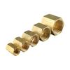 Hex Shape Brass Pipe Fitting BSP Female Thread Hose Adapter Durable Hex Coupling Connector