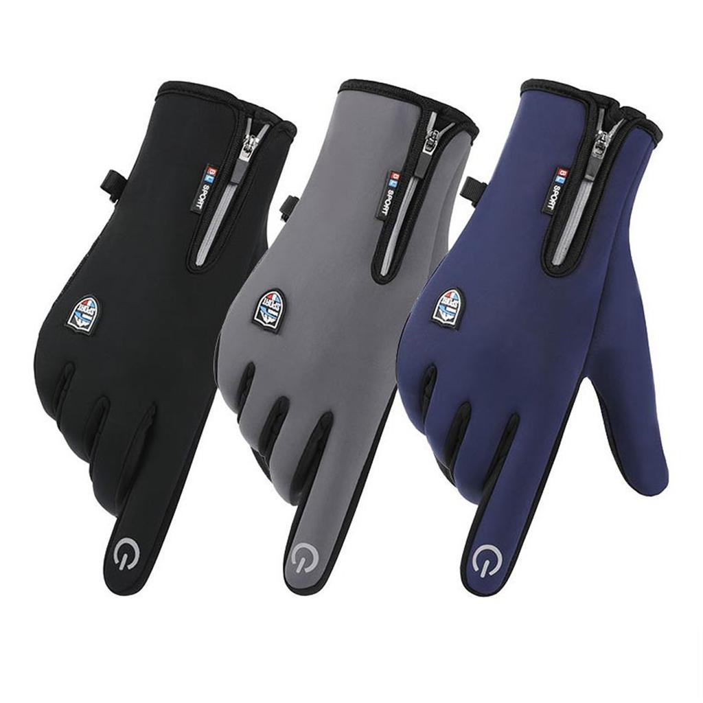 Warm Touchscreen Winter Gloves, Outdoor Winter Touchscreen Anti-Slip Full Finger Warm Gloves  For Cycling Driving Running Hiking