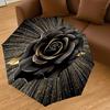 1pc Black Rose Golden Sparkles Automatic Open/Close Umbrella Compact Folding Umbrella with 8-Rib Shaft for Women/Men, Elegant Birthday1124S