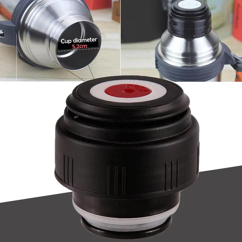 Bouchon de Rechange pour Thermos 4,5 cm 5,2 cm Qualité Alimentaire Étanche Bouchon Stopper pour Voyage Utilisation Quotidienne Extérieure