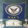 US Navy Badge Tapestry  Show Your Pride and Honor with This Official Military Symbol  Ideal for Bedroom Decoration