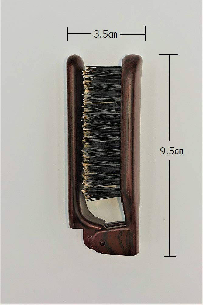 Folding Hair Setting Brush Animal Hair