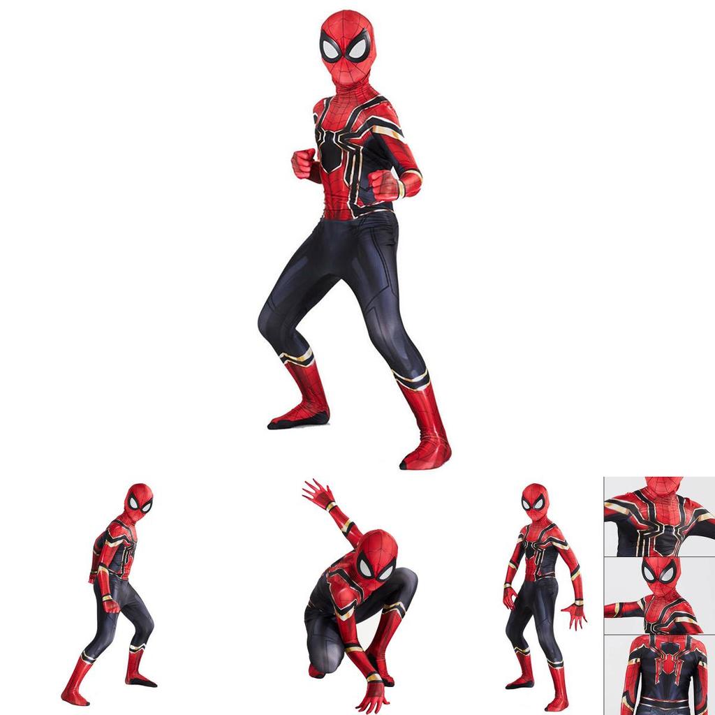 Iron Spiderman Anzug Superheldenkostüm Cosplay Jumpsuit Mit Exquisiter Verarbeitung