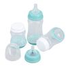 3Pcs Baby Bottle Set PP Silicone Soft Safe Anti Drop Newborn Feeding Bottle 180 240 300ml Green