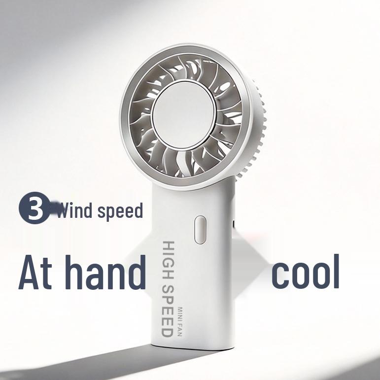 Ultra-High Speed USB Rechargeable Portable Handheld Fan 500 mAh Battery - 3 Speed