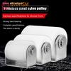 201 Stainless Steel Perforated Bracket Guided Nylon Bearing Mobile Door Pulley Positioning Roller Household Hardware Accessories