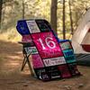 Happy 16Th Birthday Customizable Outdoor Blanket Personalized Name Soft Cozy Great For Picnics Outdoor Travel And Camping Sofa Office For All
