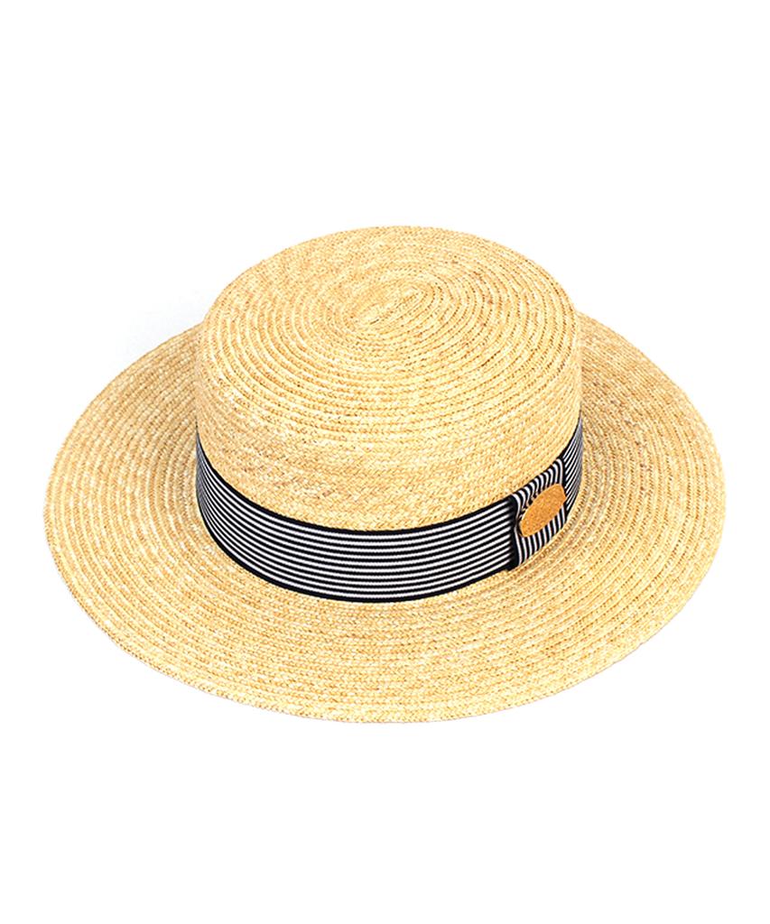 Stripe Line Kangkang Panama Hat