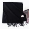 Winter Cashmere Scarf Shawl 2in1 Men Women Solid Color Warm Fashion Versatile High-end
