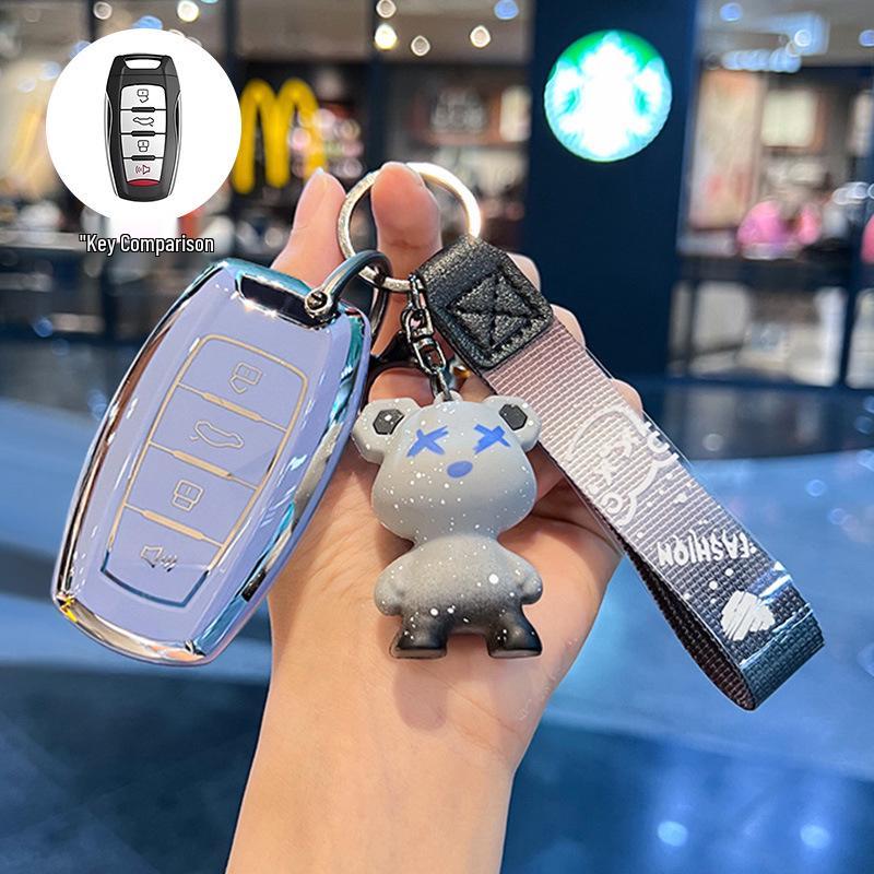 Key Cover for 2024 Haval Big Dog: Fits 23mm Chitu H6, 22mm New H9 Buckle, 19mm Old M6 Case - Simple Design