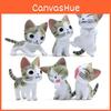 Home Sweet Chis Cute Figurine Set Micro Landscape Decor For Gift And Collection