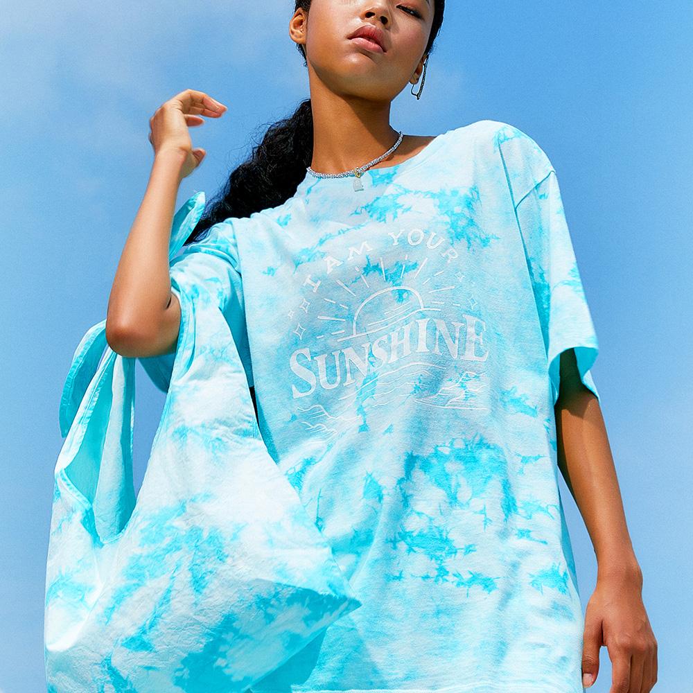 Something Good Stg X Cdc Tiedye Tie Eco Bag Blue
