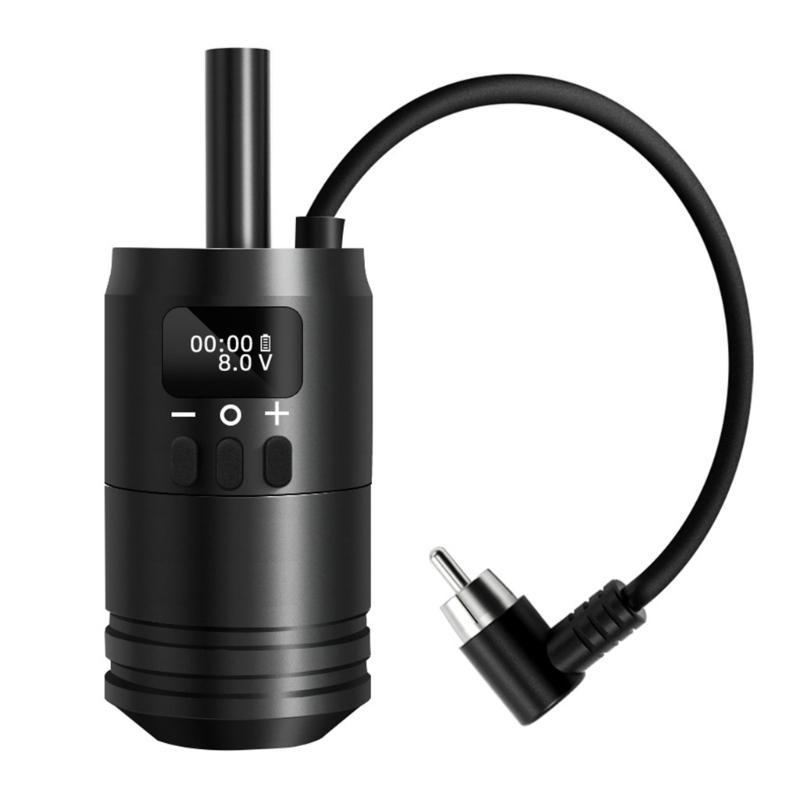 1600mAh Battery Wireless Tattooed Battery Grip Display Remaining Battery 4-12V Tattooed Supplies for Tattooed Artists