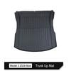 All Weather Cargo Liners for 2025 2026 Tesla Model Y Juniper Model 3 Trunk Mat Front and Rear Frunk Trunk Tray Mats Accessories