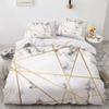 Luxury 3D Black Marble Bedding Sets Simplicity Gilding Bed Linen Women Girls Single Double Twin Queen King Size Duvet Cover Sets