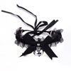 Sexy Lingerie Accessories Pure Lace Small Bell Collar Female Neckband Servant Christmas Decoration Necklace Bell Temptation