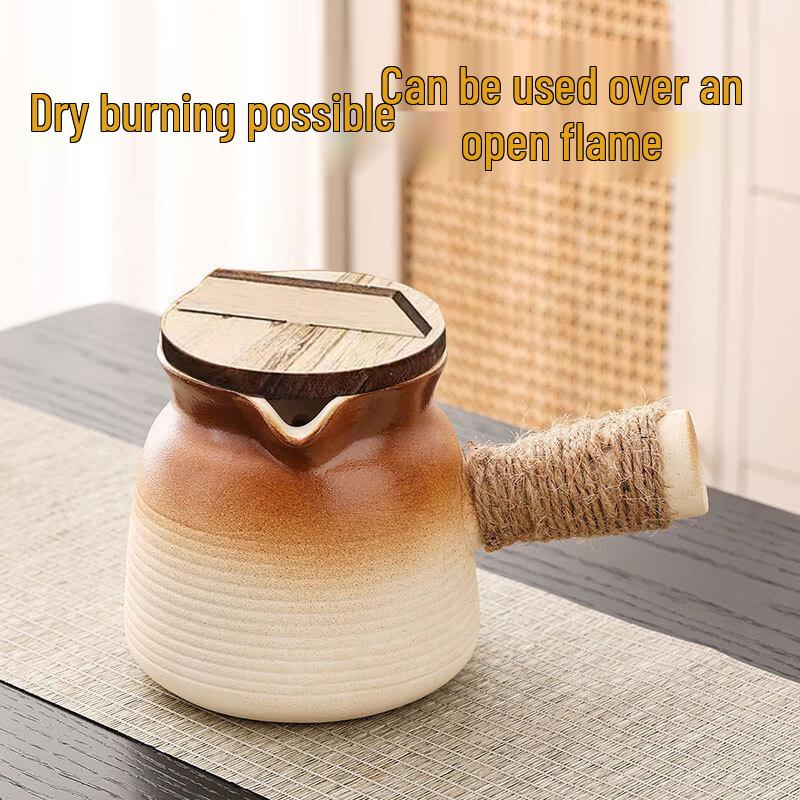 Penguin Tuan Tuan Ceramic Milk Tea Roasting Pot & Tea Set
