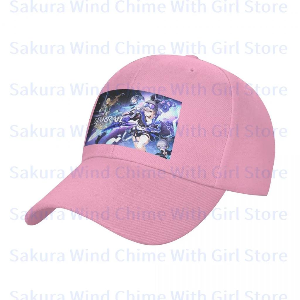 Fashion Honkai Star Rail Baseball Cap for Unisex POLYESTER Hats Adjustable Hat Casual Truck Driver Hat