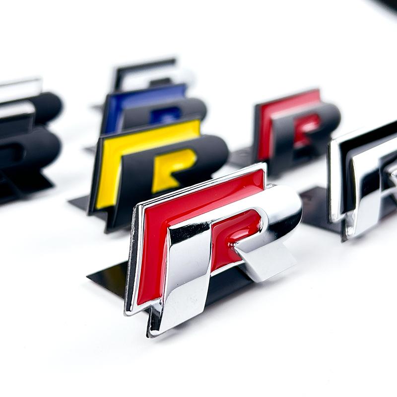 Golf 3 4 MK3 MK4 2026 Hot For VW VOLKSWAGEN 3D Metal R Badge Car Grill Emblem Stickers Decal For VW Volkswagen Jetta Bora Candy