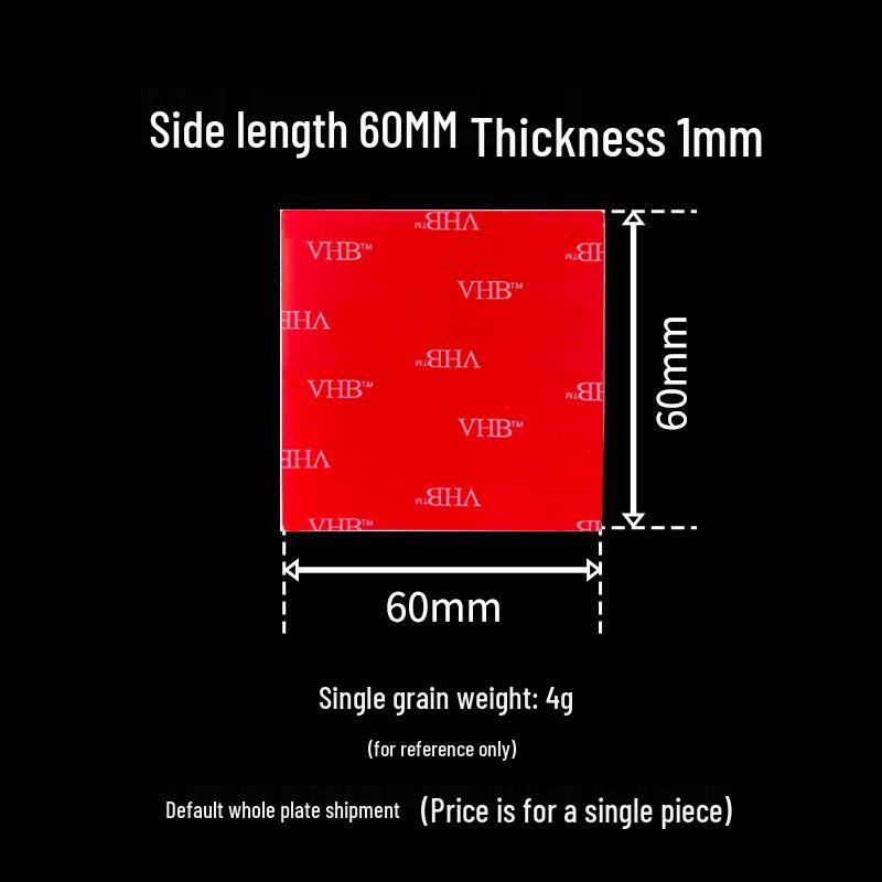 Xinda Feng Trace-Free Nano Double-Sided Tape for Car Ornaments - High Viscosity, Transparent PET