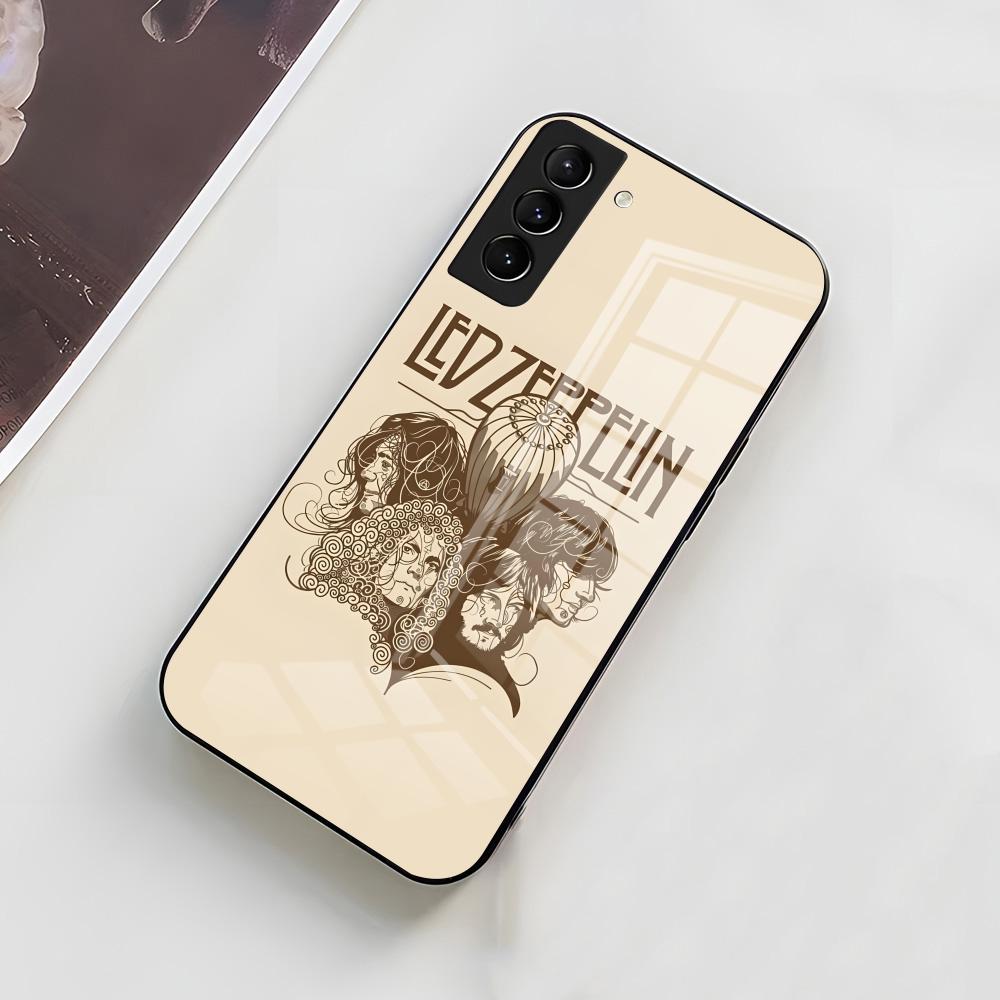 EPC Cool L-Led Band Z-Zeppelin Phone Case For Samsung A56 A36 A26 A16 A15 A25 A35 A55 A14 A34 A24 A54 Glass Case