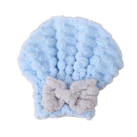 Czepek do suszenia włosów Chłonny ręcznik do włosów z kokardą Kontrola puszenia Szybkoschnący turban do owijania mokrych włosów dla kobiet Kąpiel Prysznic Spa