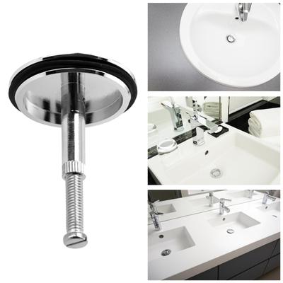 Verstellbarer Pop-Up-Abflussstopfen Messing Badewannenstöpsel 43mm Messing Abflusssieb Einfach zu bedienen für Badezimmer Wannenabfluss Sieb