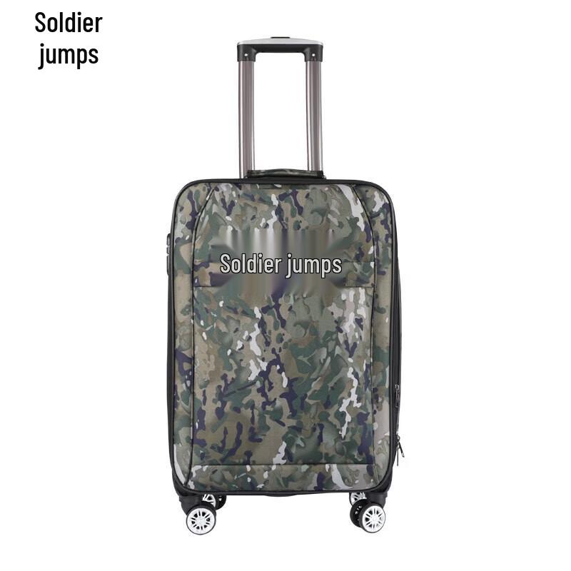 Military Style Camouflage Rolling Luggage