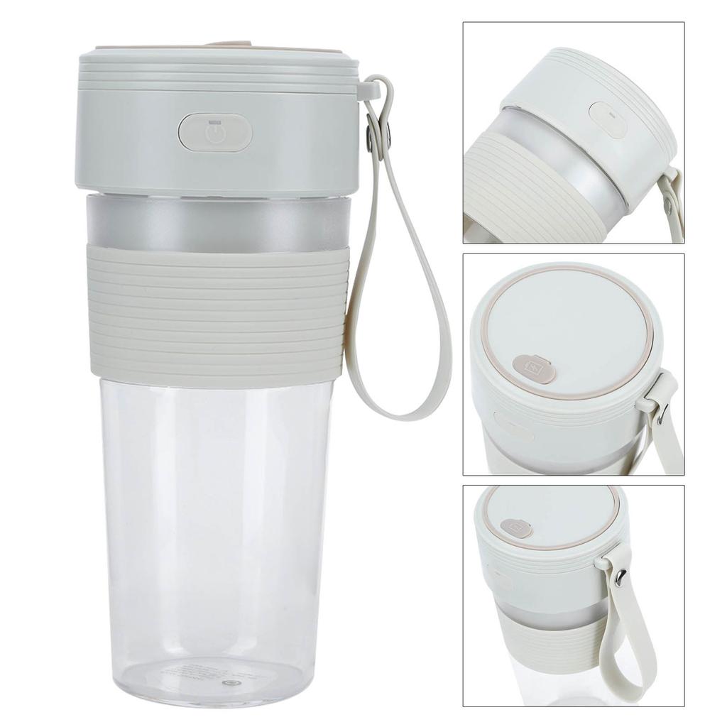 300ml Portable USB Rechargeable Mini Juicer Fruit Extractor Blender for Home Office Travel OutdoorsGreen
