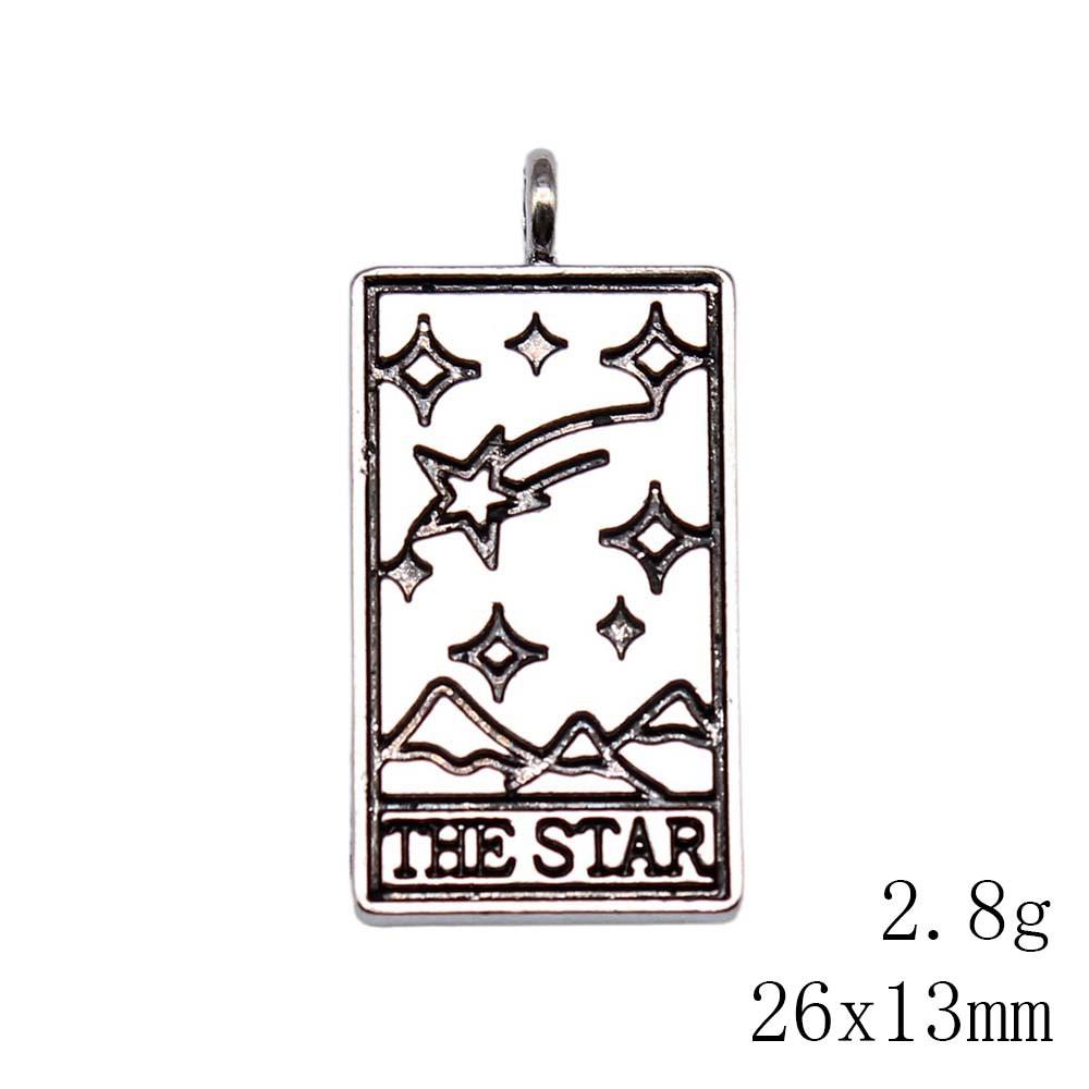 Christmas Decorations Charms For Necklace Friendship Puzzle Game Card Tarot Charms Pendant Home Garden Male Pendant