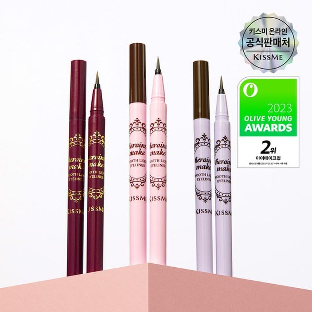 

Kiss Me [NEW Color] Heroine Make Smooth Liquid Eyeliner 01 Deep Black
