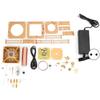 Kit de bobine d'allumage pour haut-parleur plasma Module de puissance sonore Outils DIY Base dorée avec boîtier
