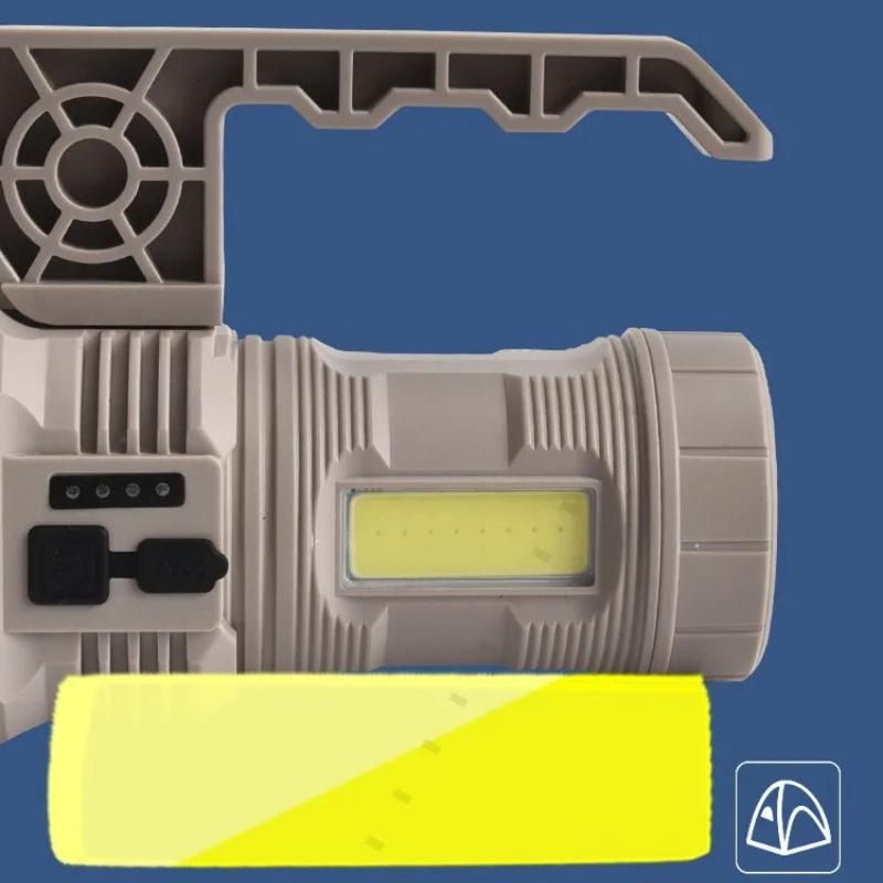 New Cross-Border High-Power Flashlight COB Outdoor Searchlight Type-C Rechargeable Emergency Handheld Work Light